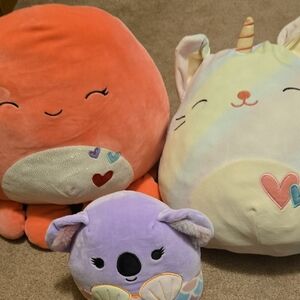 Set Of 3 Squishmallows